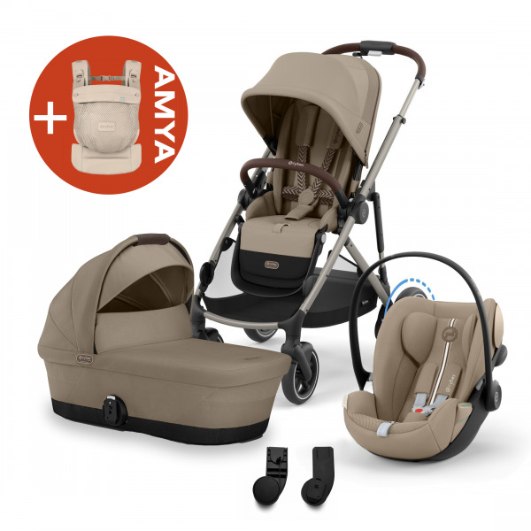 CYBEX Gold eGazelle 3in1 +AMYA - Almond Beige